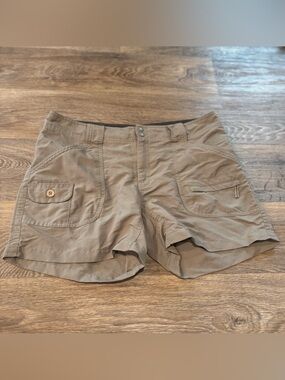 The North Face Paramount Moraine Cargo Shorts Khaki Hiking Outdoor Women’s 14